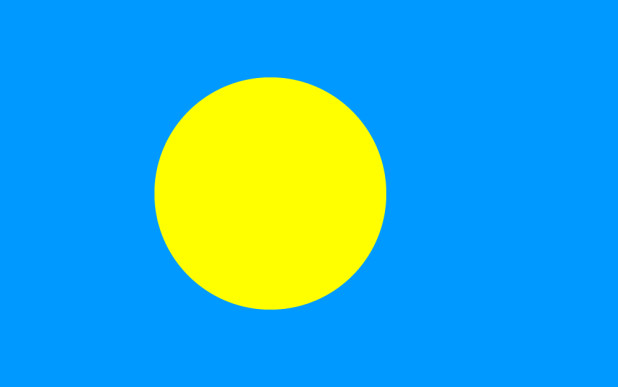 Flagga Palau