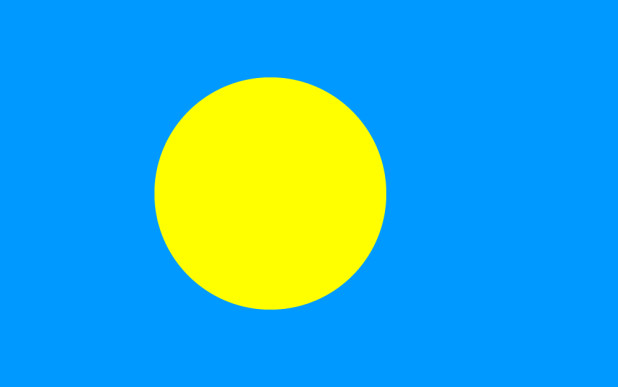 Flagga Palau, Flagga Palau