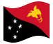 Animerad flagga Papua Nya Guinea