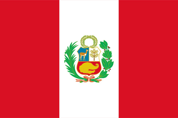 Flagga Peru