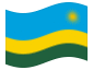 Animerad flagga Rwanda