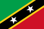 Flagg grafik Saint Kitts och Nevis