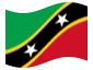 Animerad flagga Saint Kitts och Nevis