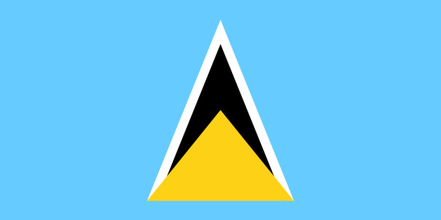 Flagga St Lucia, Flagga St Lucia