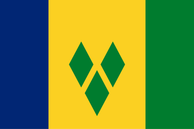 Flagga Saint Vincent och Grenadinerna, Flagga Saint Vincent och Grenadinerna