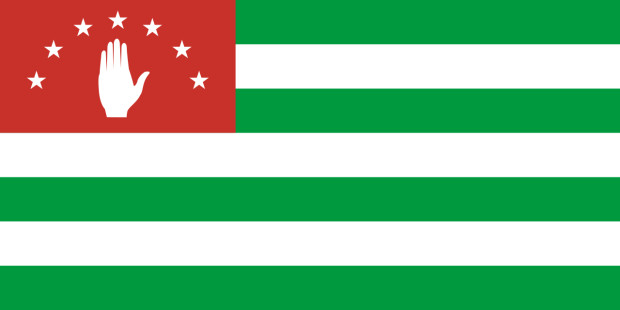 Flagga Abchazien