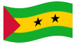 Animerad flagga São Tomé och Príncipe