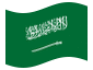 Animerad flagga Saudiarabien