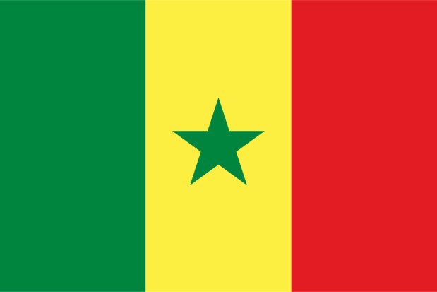 Flagga Senegal