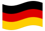 Animerad flagga Tyskland