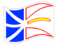 Animerad flagga Newfoundland och Labrador