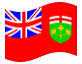 Animerad flagga Ontario