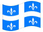 Animerad flagga Québec