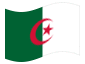 Animerad flagga Algeriet