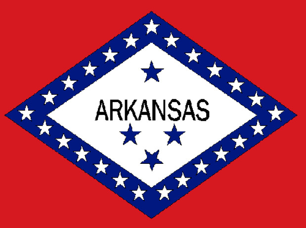 Flagga Arkansas