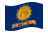 Georgien-Flagga som vajar