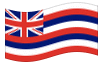 Animerad flagga Hawaii