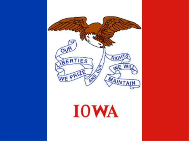 Flagga Iowa, Flagga Iowa