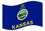 Animerad flagga Kansas