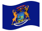 Animerad flagga Michigan