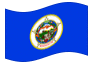 Animerad flagga Minnesota