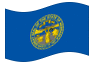 Animerad flagga Nebraska
