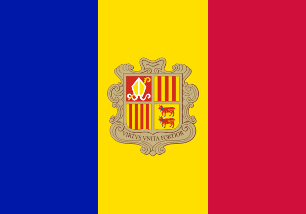Flagga Andorra, Flagga Andorra