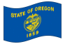 Animerad flagga Oregon