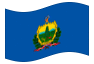 Animerad flagga Vermont