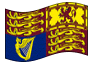 Animerad flagga Kungafamiljen (Storbritannien)
