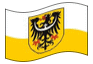 Animerad flagga Nedre Schlesien (preussisk provins)