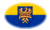 Övre Schlesien (preussisk provins)-Flagga som oval vinjett