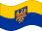 Viftande Övre Schlesien (preussisk provins) flagga statisk