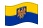 Övre Schlesien (preussisk provins)-Flagga som vajar