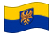 Övre Schlesien (preussisk provins)-Flagga som vajar