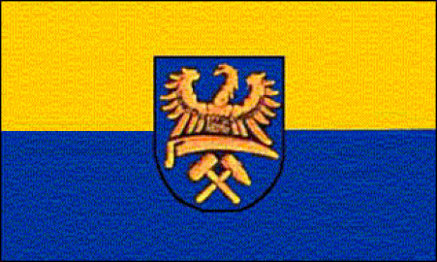 Flagga Övre Schlesien (preussisk provins)