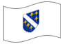 Animerad flagga Bosnien och Hercegovina (1992)
