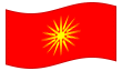 Animerad flagga Makedonien (1992-1995)