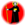 Glarus-Flagga som oval vinjett
