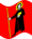 Viftande Glarus flagga statisk