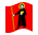 Glarus-Flagga som vajar