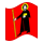 Glarus-Flagga som vajar