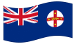 Animerad flagga New South Wales (New South Wales)