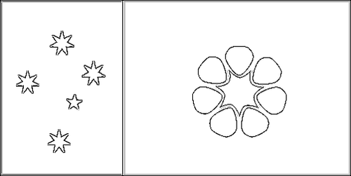 Kontur av flaggan för Norra Territoriet (Northern Territory) att färglägga