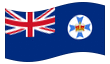 Animerad flagga Queensland