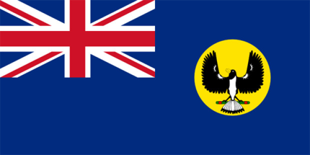Flagga South Australia (Södra Australien)