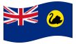 Animerad flagga Västra Australien