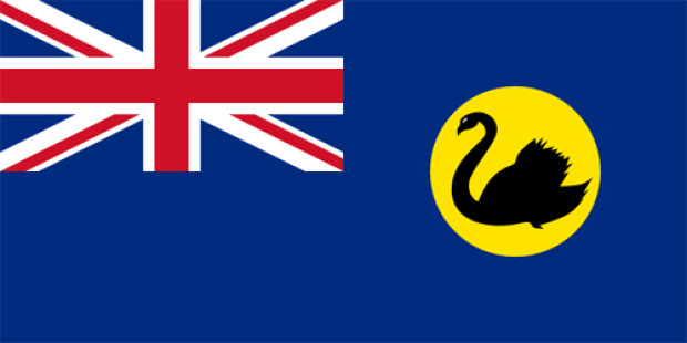 Flagga Västra Australien