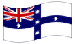 Animerad flagga New South Wales flagga (Australiska federationen)