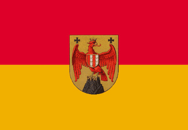 Flagga Burgenland (tjänsteflagga)
